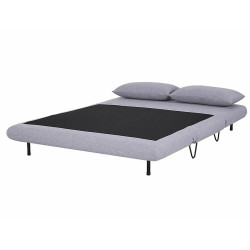 Sofa z funkcją spania Zenia szary/czarny Sofa z funkcją spania Zenia szary/czarny