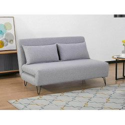 Sofa z funkcją spania Zenia szary/czarny Sofa z funkcją spania Zenia szary/czarny