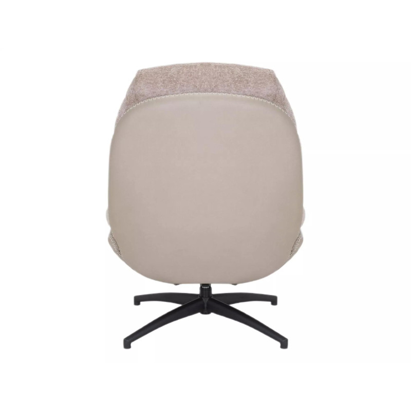 FOTEL GISELLE RÓŻ ANTYCZNY TAP.236/BEŻ SKÓRA SYNTETYCZA TAP.237