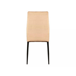 KRZESŁO ATOM VELVET CZARNY STELAŻ/BEŻ BLUVEL 28