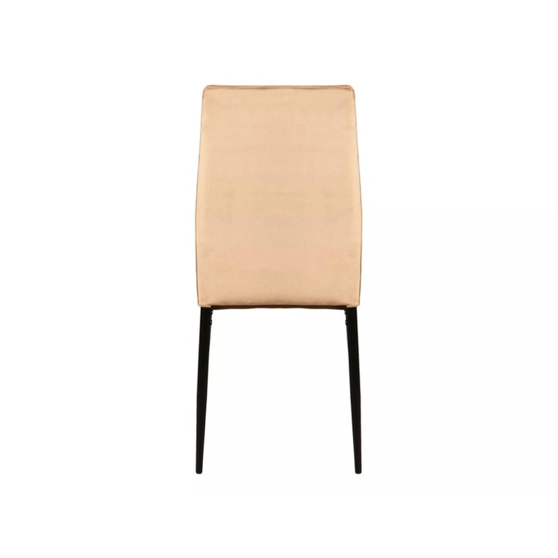 KRZESŁO ATOM VELVET CZARNY STELAŻ/BEŻ BLUVEL 28