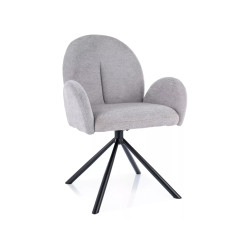 Krzesło obrotowe Planet Raven czarny stelaż/szary 06