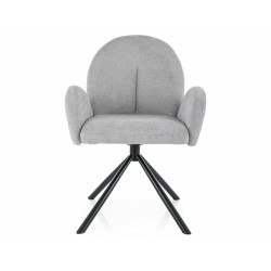 Krzesło obrotowe Planet Raven czarny stelaż/szary 06