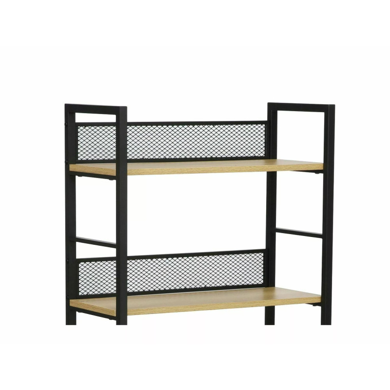 REGAŁ RAW R6 DĄB/CZARNY