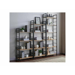 REGAŁ RAW R6 DĄB/CZARNY REGAŁ RAW R6 DĄB/CZARNY