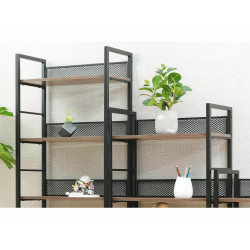 REGAŁ RAW R6 DĄB/CZARNY REGAŁ RAW R6 DĄB/CZARNY