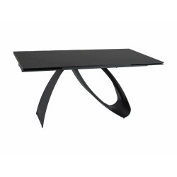 STÓŁ DIUNA CZARNY CZARNY MAT (160-240)X90
