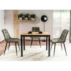 Krzesło tapicerowane Chic Brego oliwkowe