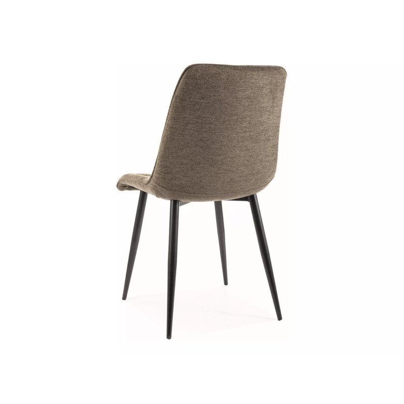 Krzesło tapicerowane Chic Brego oliwkowe