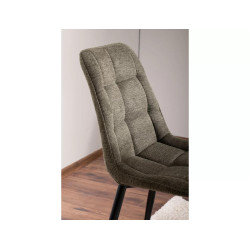 Krzesło tapicerowane Chic Brego oliwkowe