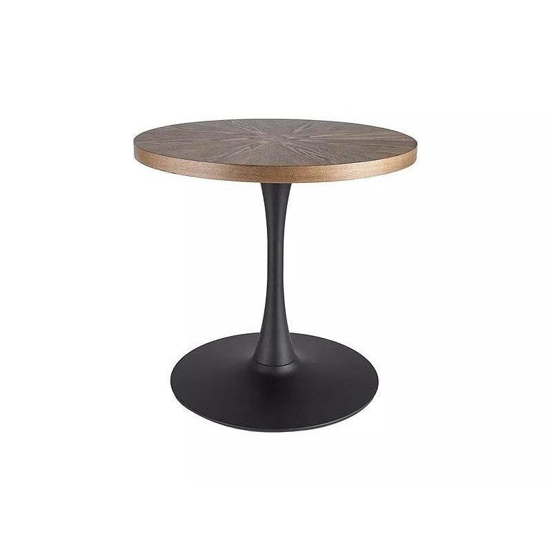 STÓŁ AMADEO ORZECH/CZARNY MAT FI 80