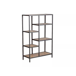 REGAŁ COSTA B DĄB/CZARNY REGAŁ COSTA B DĄB/CZARNY