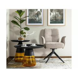 ŁAWA TIFFANY B black FI 70 CZARNY/POMARAŃCZOWY ŁAWA TIFFANY B black FI 70 CZARNY/POMARAŃCZOWY