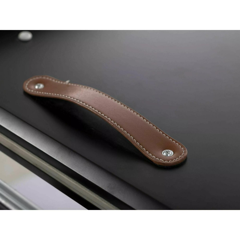 Stół Logan Ceramic biały/czarny mat 160(200)x90