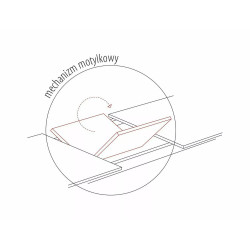 Stół Logan Ceramic biały/czarny mat 160(200)x90