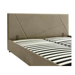 ŁÓŻKO COLUMBIA VELVET 140X200 KOLOR BEŻ BLUVEL 28 ŁÓŻKO COLUMBIA VELVET 140X200 KOLOR BEŻ BLUVEL 28