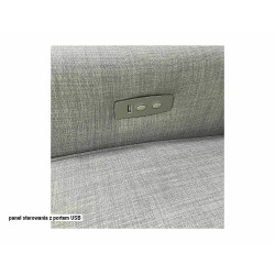 FOTEL ROZKŁADANY URANOS SZARY TAP.208 FOTEL ROZKŁADANY URANOS SZARY TAP.208