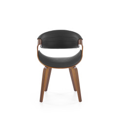 Krzesło z giętego drewna Earth czarny/orzechowy