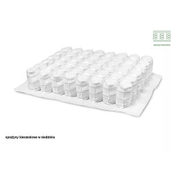 Eleganckie krzesło tapicerowane Berry Brego czarny stelaż/beż 34