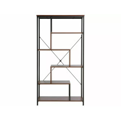 REGAŁ NET A CIEMNY ORZECH/CZARNY