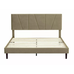 ŁÓŻKO SAVANA VELVET 160X200 KOLOR BEŻ BLUVEL 28 ŁÓŻKO SAVANA VELVET 160X200 KOLOR BEŻ BLUVEL 28