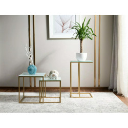 ŁAWA SYMPHONY G BIAŁY EFEKT MARMURU/ZŁOTY 40X30 ŁAWA SYMPHONY G BIAŁY EFEKT MARMURU/ZŁOTY 40X30