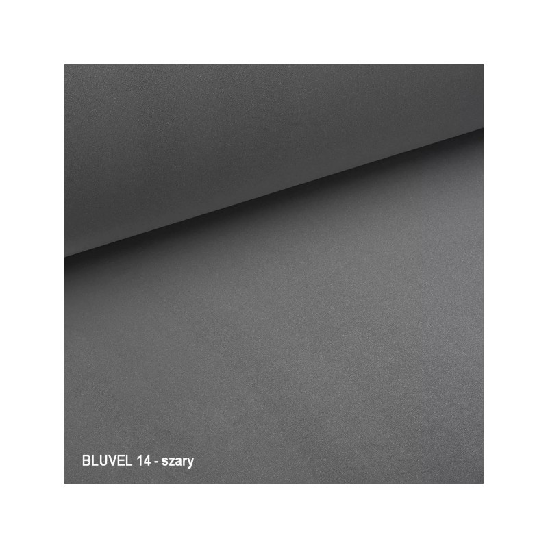 FOTEL ELITE 1 VELVET SZARY BLUVEL 14 / WENGE (T)