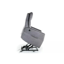 FOTEL ROZKŁADANY ADONIS (FUNKCJA PIONIZACJI) VELVET SZARY BLUVEL 14 FOTEL ROZKŁADANY ADONIS (FUNKCJA PIONIZACJI) VELVET SZARY BLUVEL 14