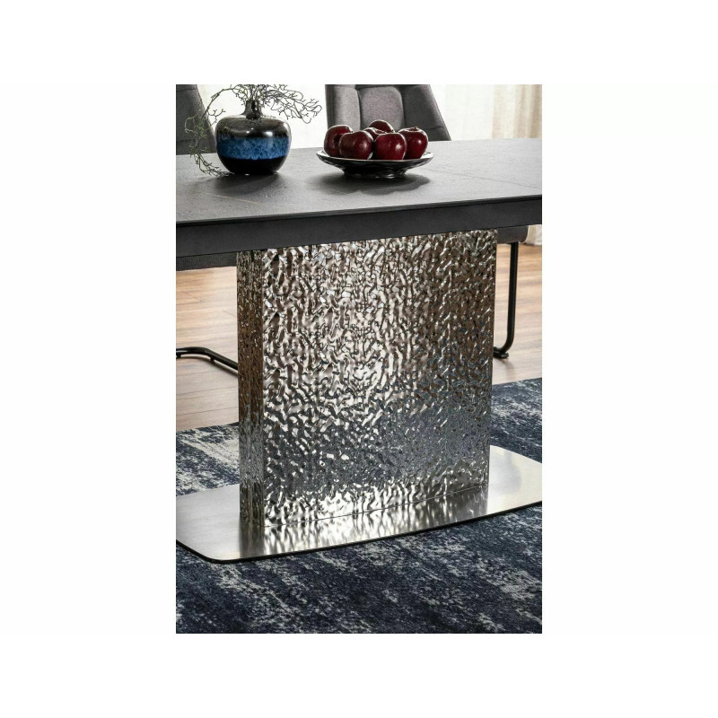 STÓŁ MONCLER CERAMIC MORSKI VERDE ALPI / CZARNY MAT (160-240)X90