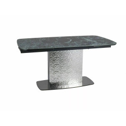 STÓŁ MONCLER CERAMIC MORSKI VERDE ALPI / CZARNY MAT (160-240)X90