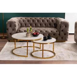 ŁAWA PORTAFINO A BIAŁY FI60 FI45/ ZŁOTY ZESTAW ŁAWA PORTAFINO A BIAŁY FI60 FI45/ ZŁOTY ZESTAW