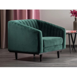 FOTEL ASPREY 1 VELVET ZIELONY BLUVEL 78 / WENGE FOTEL ASPREY 1 VELVET ZIELONY BLUVEL 78 / WENGE