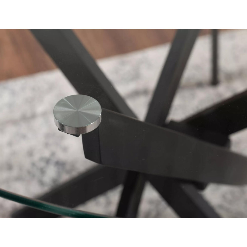 ŁAWA AGIS A TRANSPARENTNY/CZARNY FI60X45