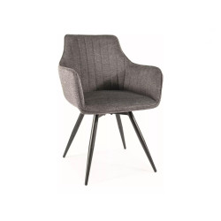 KRZESŁO BALLO BREGO STELAŻ CZARNY / CIEMNY SZARY 18