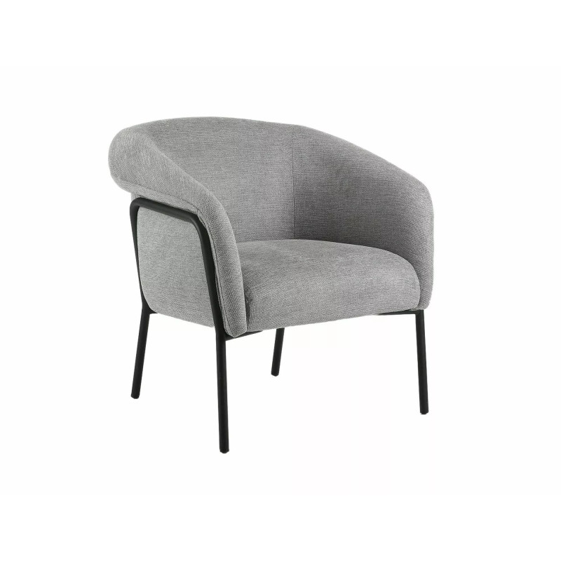 FOTEL CLOVER BREGO CZARNY STELAŻ/ SZARY 07