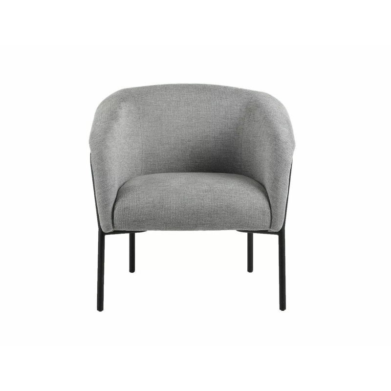 FOTEL CLOVER BREGO CZARNY STELAŻ/ SZARY 07