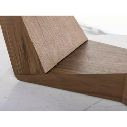 STÓŁ BONUCCI CERAMIC BIAŁY STATUARIO VENATO /ORZECH (200-250)X98