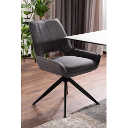 STÓŁ PETERSON CERAMIC BIAŁY STATUARIO VENATO/ CZARNY MAT (160-240)X90