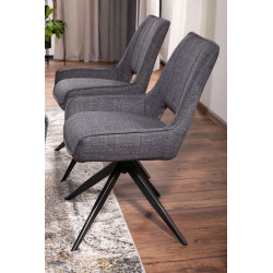 STÓŁ PETERSON CERAMIC BIAŁY STATUARIO VENATO/ CZARNY MAT (160-240)X90