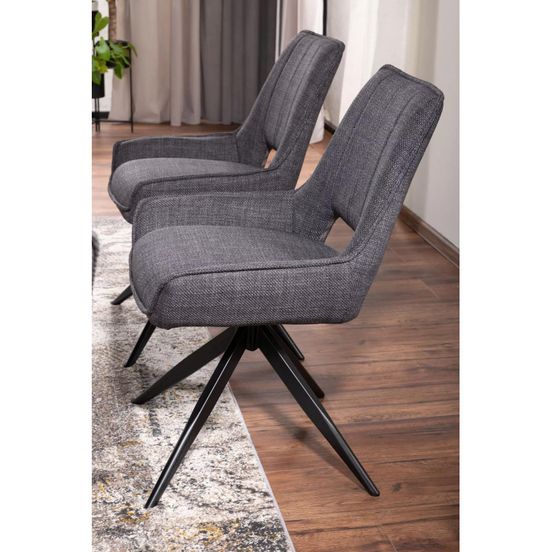 STÓŁ PETERSON CERAMIC BIAŁY STATUARIO VENATO/ CZARNY MAT (160-240)X90