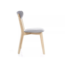 KRZESŁO BRANDO DĄB/SZARY TAP. 130