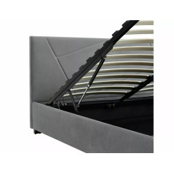 ŁÓŻKO COLUMBIA VELVET 160X200 KOLOR SZARY TAP.192 ŁÓŻKO COLUMBIA VELVET 160X200 KOLOR SZARY TAP.192