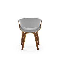 Krzesło z giętego drewna Earth popielaty/orzechowy