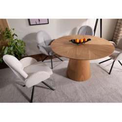 KRZESŁO PLANET RAVEN CZARNY STELAŻ/BEŻ 22