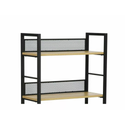 REGAŁ RAW R4 DĄB/CZARNY