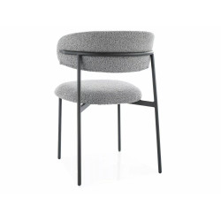 KRZESŁO ELTON STELAŻ CZARNY / SZARY TAP.232