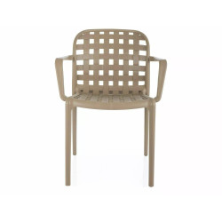 Krzesło Strip II z podłokietnikami beżowe