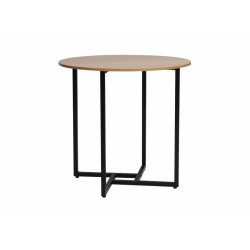 STÓŁ ALTO II DĄB/CZARNY FI80