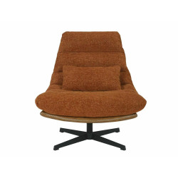 FOTEL FELICIA RAVEN CYNAMONOWY 44/ SKÓRA SYNT. BRĄZ TAP.233 FOTEL FELICIA RAVEN CYNAMONOWY 44/ SKÓRA SYNT. BRĄZ TAP.233