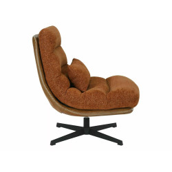 FOTEL FELICIA RAVEN CYNAMONOWY 44/ SKÓRA SYNT. BRĄZ TAP.233 FOTEL FELICIA RAVEN CYNAMONOWY 44/ SKÓRA SYNT. BRĄZ TAP.233